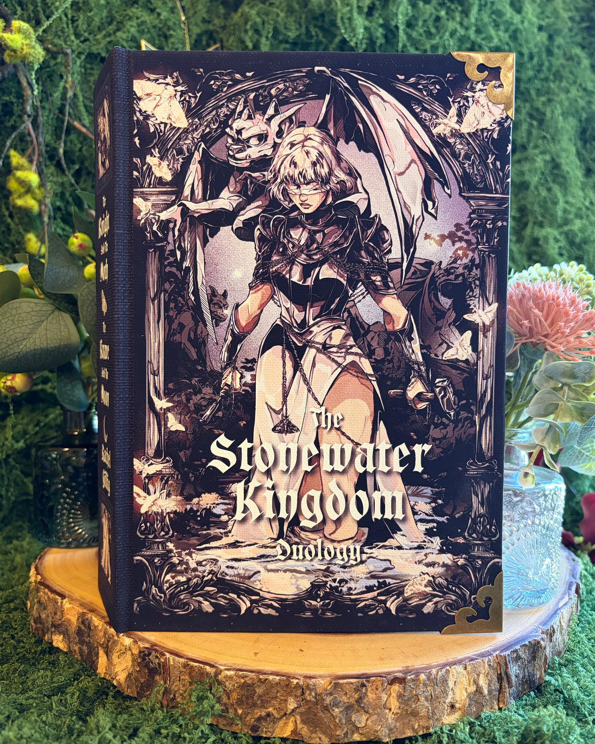 The Stonewater Kingdom OMNIBUS by Rachel Gillig // Art by: @marinevhs // The Knight and the Moth & The Knave and the Moon