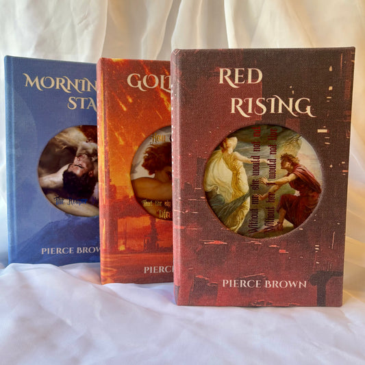 Red Rising Trilogy By Pierce Brown // Hardcover Rebind // Special Edition