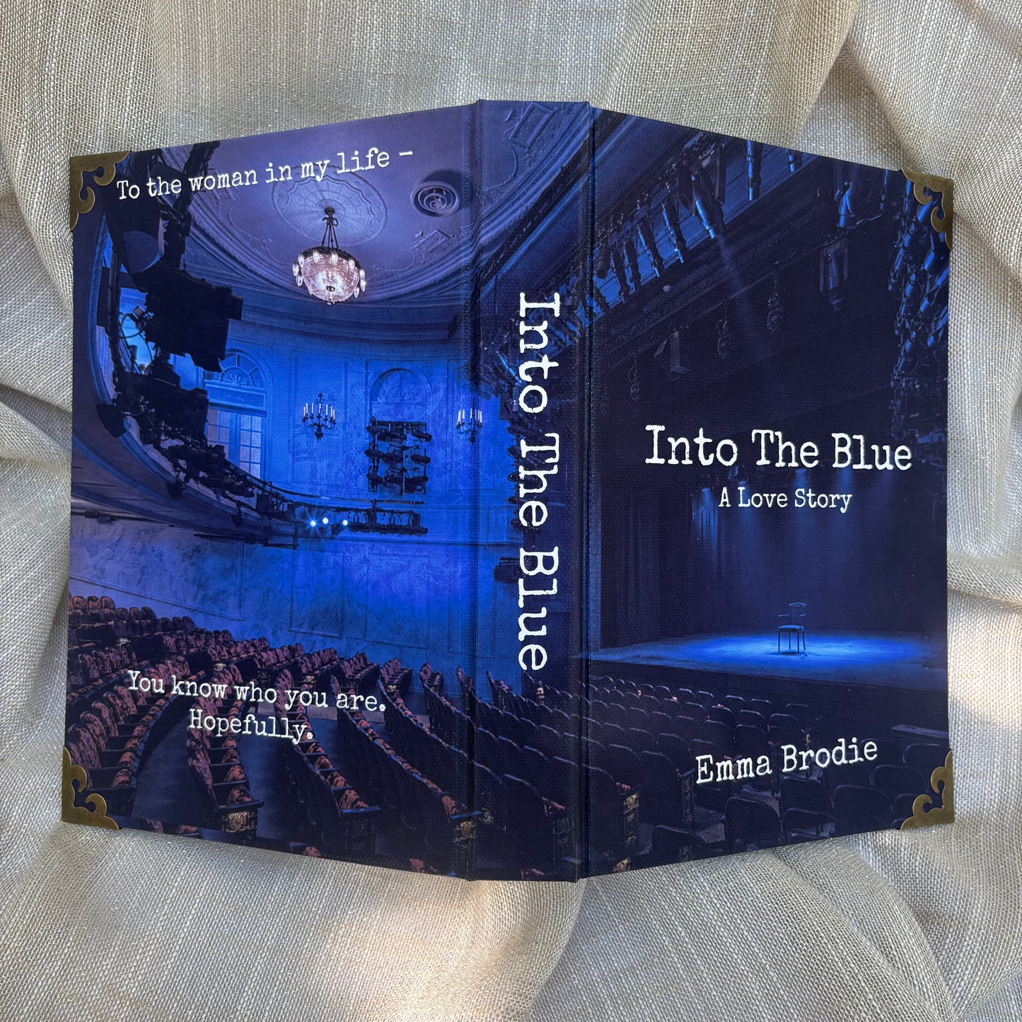 Into The Blue by Emma Brodie Hardcover Rebind