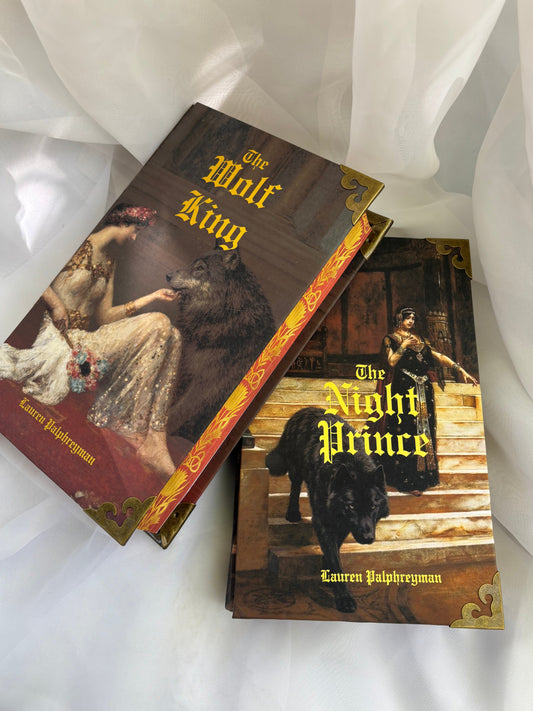 The Wolf king & The Knight Prince by Lauren Palphreyman Hardcover Rebind