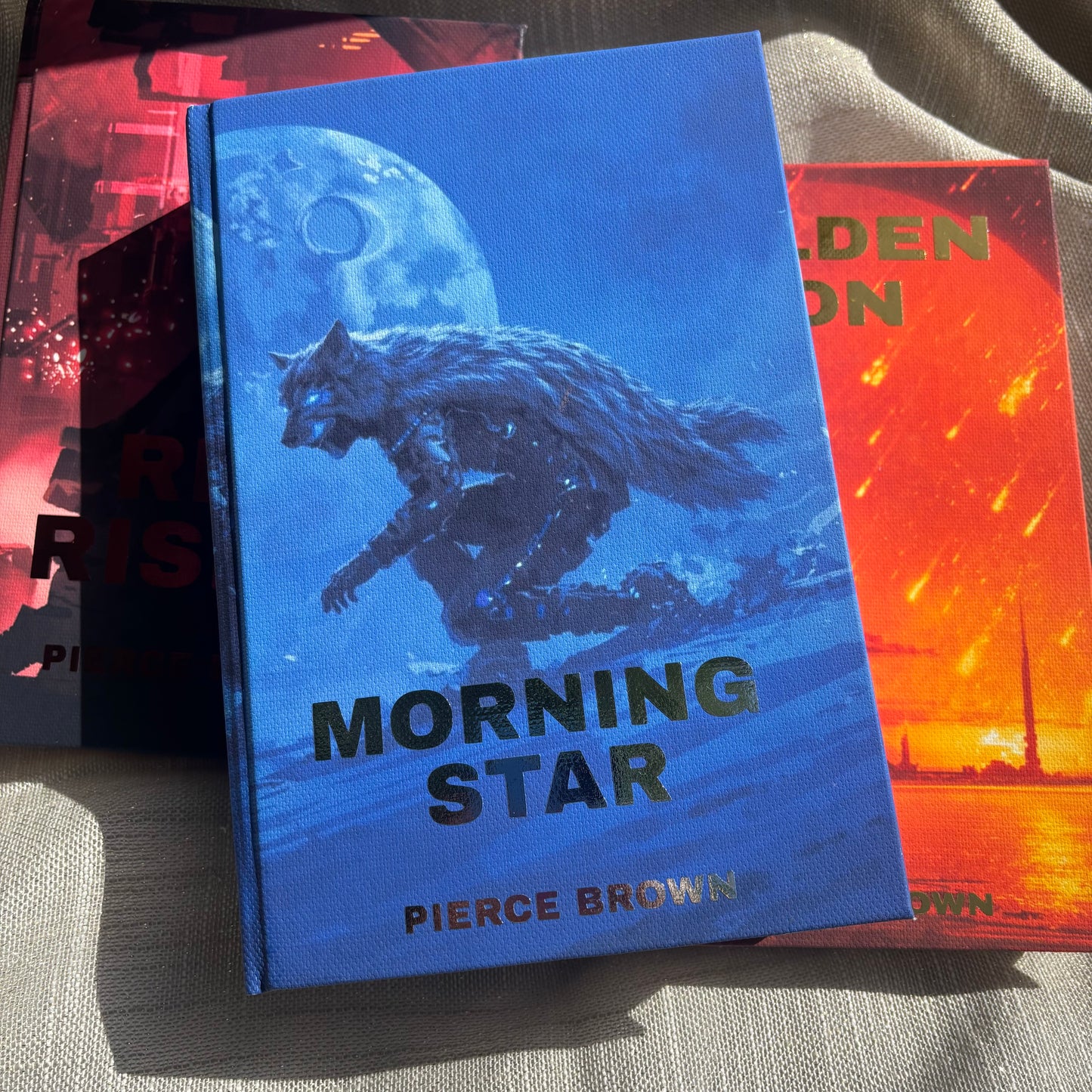 Red Rising Trilogy By Pierce Brown // Hardcover Rebind // Special Edition