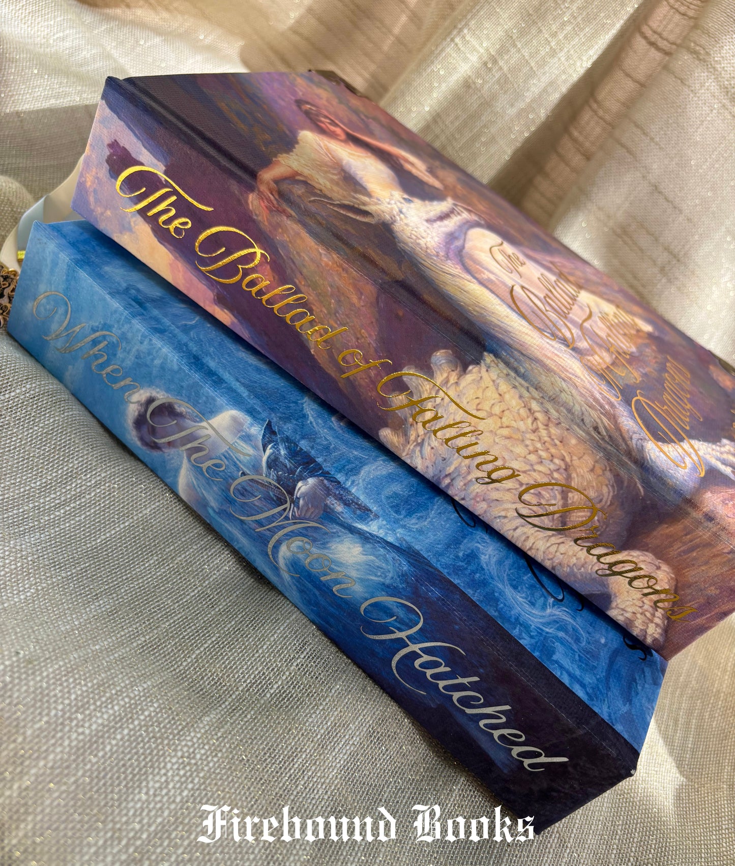 The Moonfall Series by Sarah A. Parker Hardcover Rebind