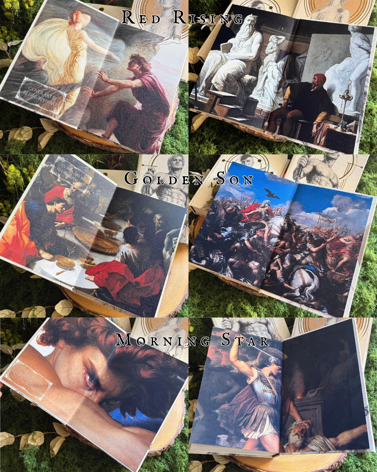 Red Rising Series by Pierce Brown w/ Art by Redmurphy.art